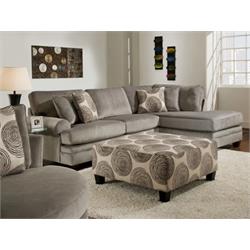 GROOVY SMOKE 2PC SEC/CHAISE 8642-2PC-GS Image